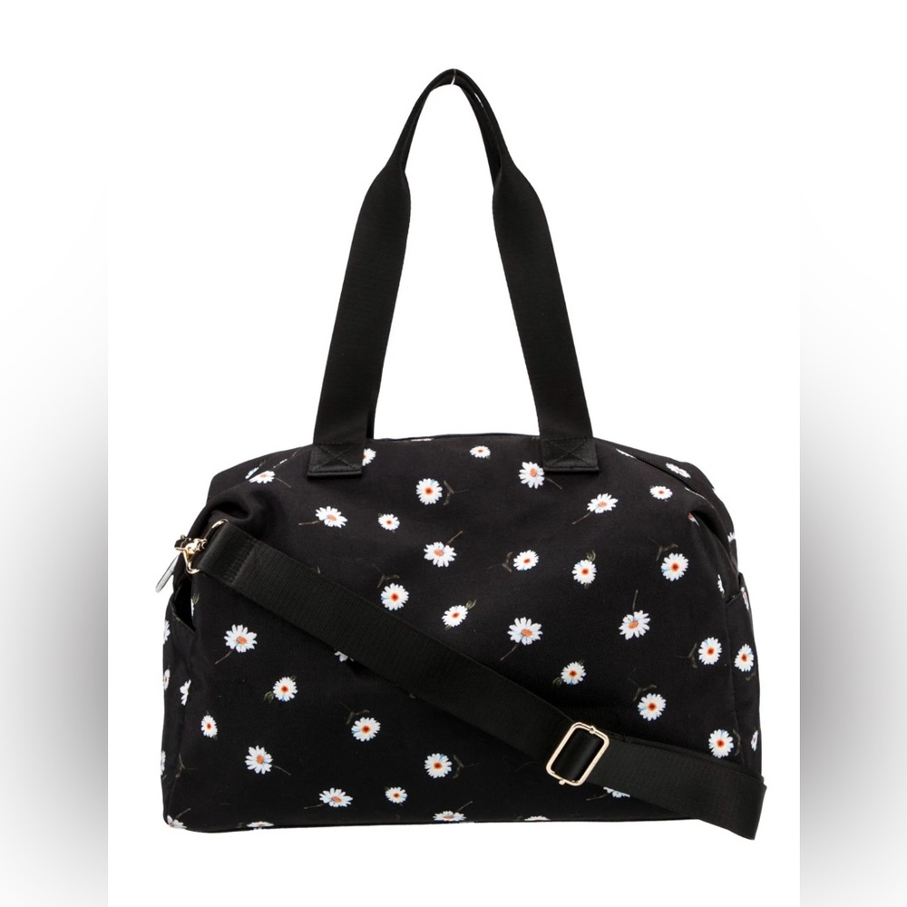 Alice + Olivia Black Floral Tote